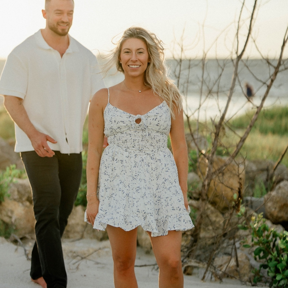 White Floral Sundress